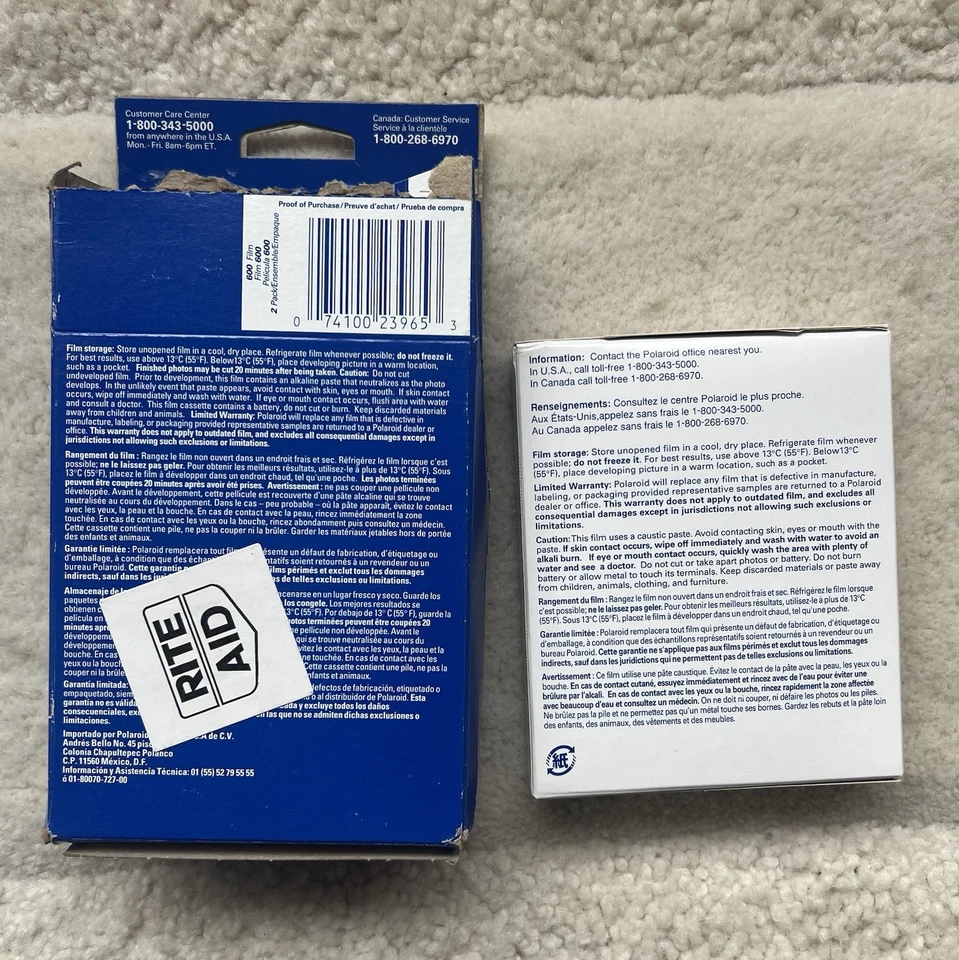 Polaroid 600 Instant Film 10 Photos - Expired 05/2005 Sealed - Image 2 of 4