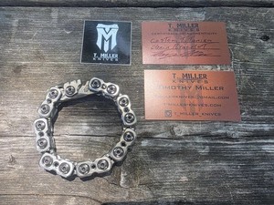 T-Miller-Knives Edc Titanium T-1 Chain Bracelet 
