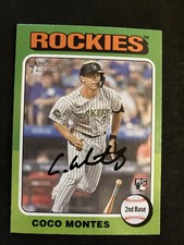 2024 Topps Heritage #263 Coco Montes - Rc - Colorado Rockies