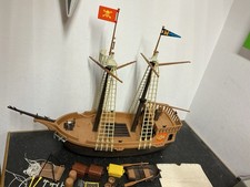 Playmobil  Piratenschiff 3550 Mit Zubeh&ouml;r Bugspitze Defekt  Bilder  Ansehen !