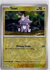 Pokémon 069/182 Toxel Reverse Holo Paradox Rift Trading Card TCG