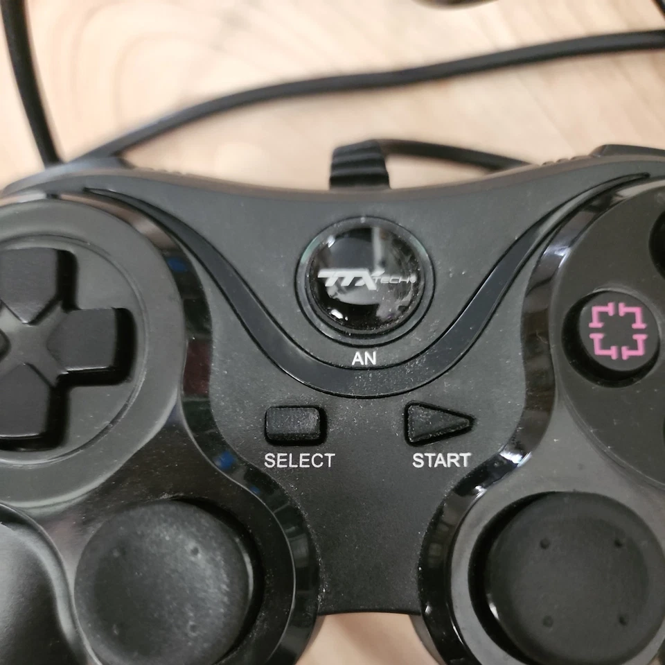 Playstation 2 Controller Analog Wired PS1 Black TTX Tech Tested - Image 2 of 4