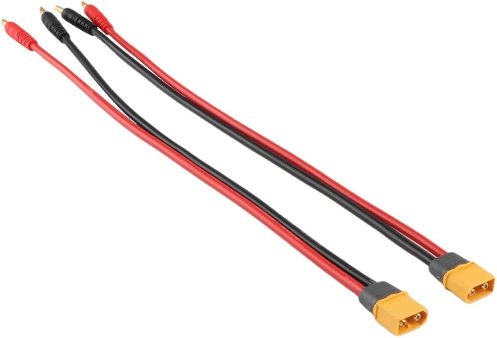2pc XT60H (XT60 Upgrade) XT60 Male Cables Connector Plug to 