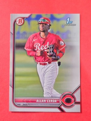 2022 Bowman Prospects #BP142 Allan Cerda, cd1