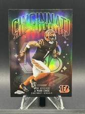 2025 Topps Chrome Football #ACT-5 JaMarr Chase All Chrome Insert REFRACTOR