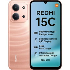 Xiaomi Redmi 15C 128 GB Twilight Orange Dual SIM Smartphone Handy Mobiltelefon