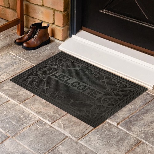 Non Slip Door Mat Natural Coir Front Entrance Rug Heavy Duty Novelty Large 60cm - Picture 48 of 78