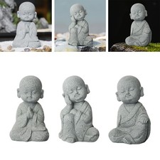 Buddha Mönch Figur Figuren Ornamente für Deko Sammlungen