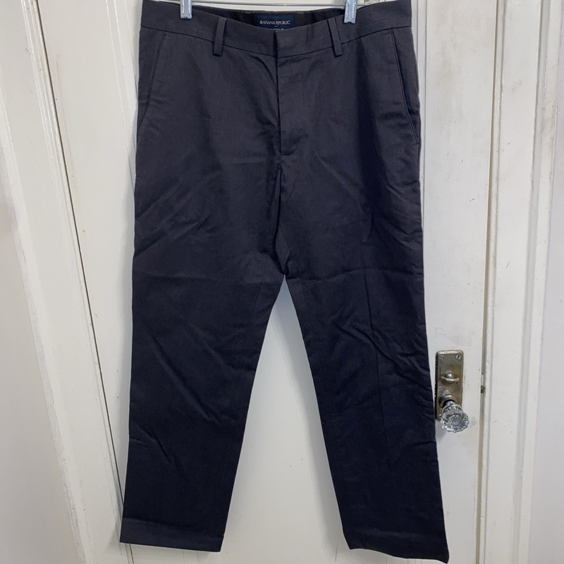 Banana Republic Mens Dress Pants 33x30 Tailored Slim Gray 