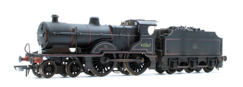 DAPOL 'OO' SPUR BR SCHWARZ 4-4-0 2P '40567' LOKOMOTIVE *VERWITTERT* | Zustand: Used