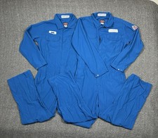 2 Bulwark FR Flame Resistant Dupont Nomex Coverall CAT1 2112 Men  s 42R Blue LOT