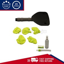 Extendable Windshield Cleaning Tool Kit Car Window Glass Wiper Cleaner Brush Pad