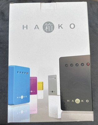 HAKO Box Strategie Denksportspiel Kugeln Murmeln Spiel Wissen Labyrinth BLAU NEU