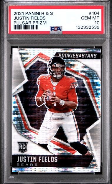 Justin Fields Panini Rookies & Stars #104 Pulsar Prizm