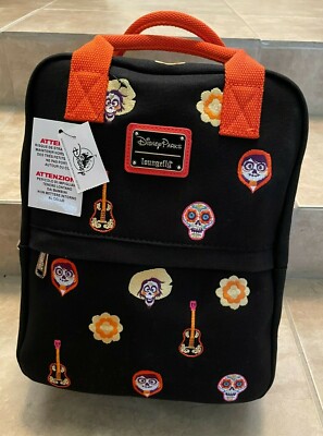 Disney Parks Exclusive coco skull loungefly backpack Disney Parks Loungefly Coco Dia De Los Muertos Sugar Skull  main image 3