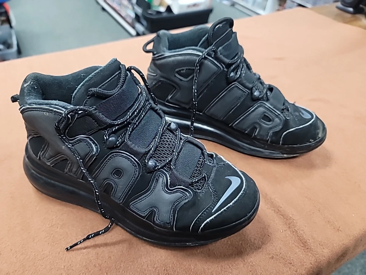 Preços baixos em Nike Air More Uptempo 720 QS Triple Black | eBay