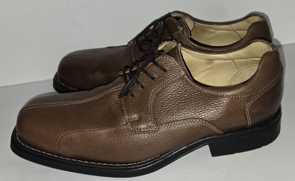 SAOLA Scarpe eleganti Oxford da uomo Belvedere Studio Bay Bridge in pelle marrone taglia 8 5 EEE