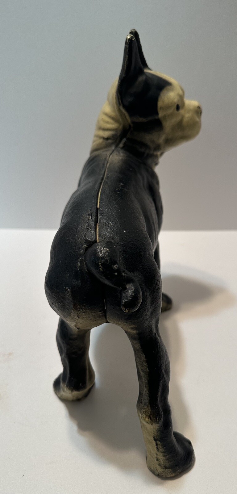 Vintage Cast Iron BULLDOG Door Stop Painted eBay