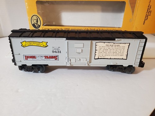 Lionel # 6-9431 - Joshua Lionel Cowen Box Car "Los años previos a la guerra" - OB - Imagen 6 de 11