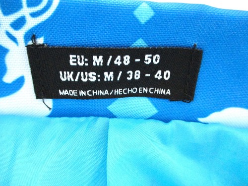 Kitchy Blue White Snowflake Reindeer Winter Holiday Novelty Blazer Jacket M 40 - Picture 7 of 7
