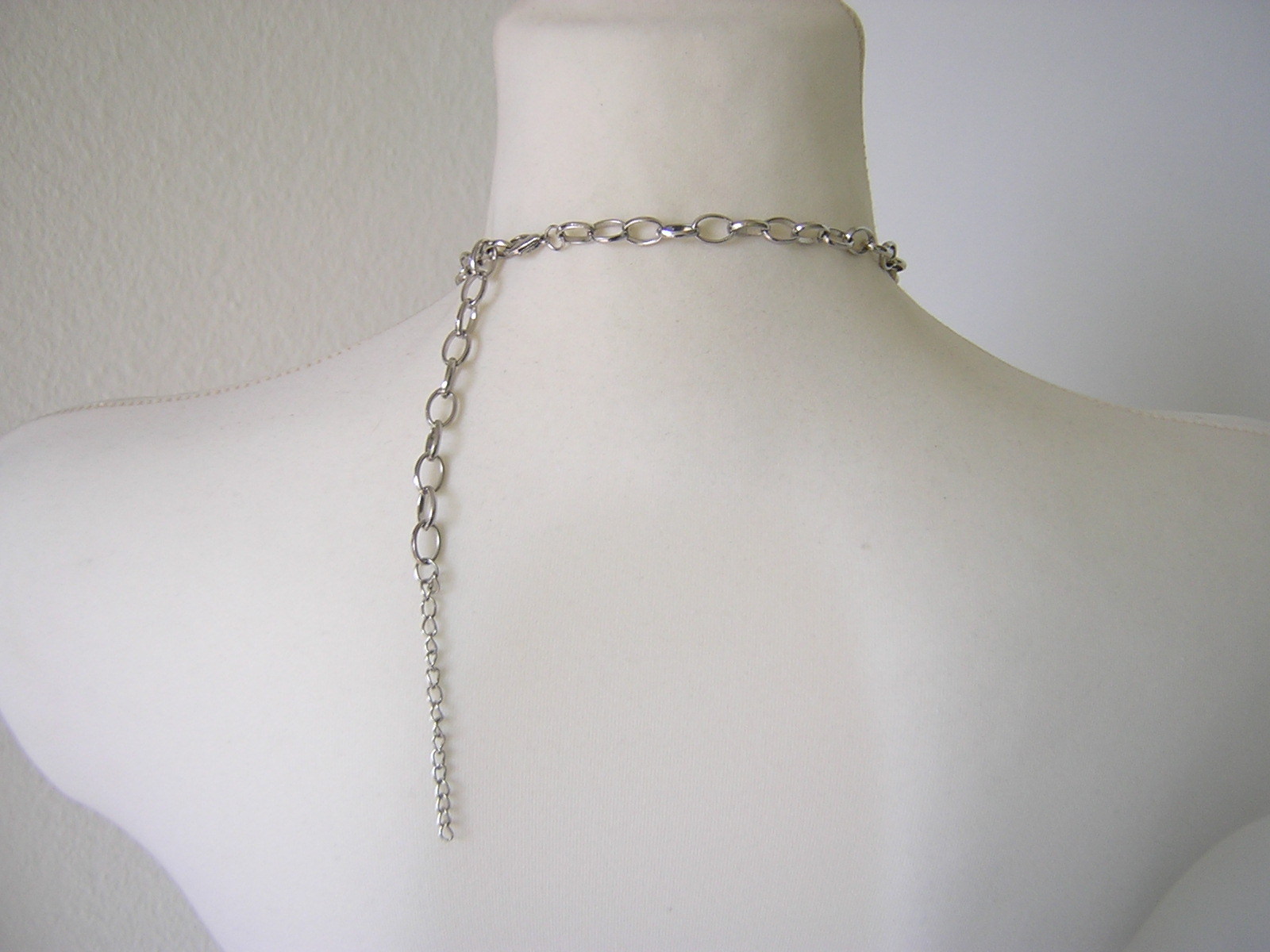 Statement Chain Fashion Rectangle Elements & Rhin… - image 5