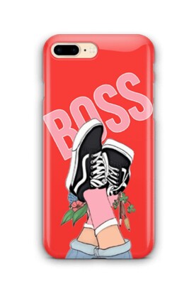 Handyharthülle Personalisiert ,,BOSS'' für alle Handy Modelle.Namensschrift