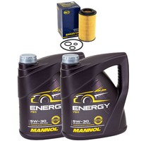 MotoröL Set Mannol Energy 5W-30 8 Liter + ÖLfilter FüR Mercedes V-Klasse Vito