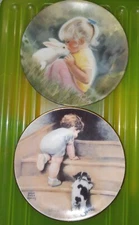 Vintage Miniature Collectors Plates Set Of 5
