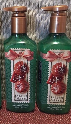 Bath Body Works Salted Caramel Deep Cleansing Hand Soap Lot