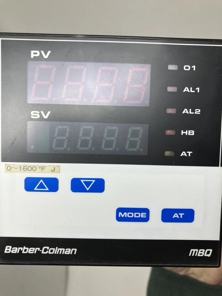 Barber Colman MBQ MBQA-403-00-000-5 Process Temperature Controller, 0-1600 F - Image 2 of 4