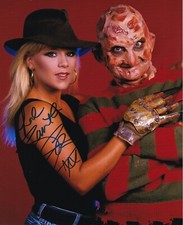 Samantha Fox signed autograph 20x25cm Freddy Krueger in person autograph COA