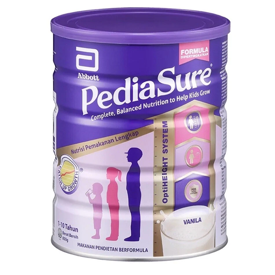 4 x Abbott Pedia sure Complete Nutrition 1-10 年香草 850G — 第 2/3 张图片