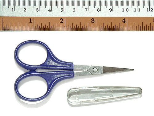Double serrated Fine Tip Fly Tying Scissors hackles BH - Picture 2 of 4