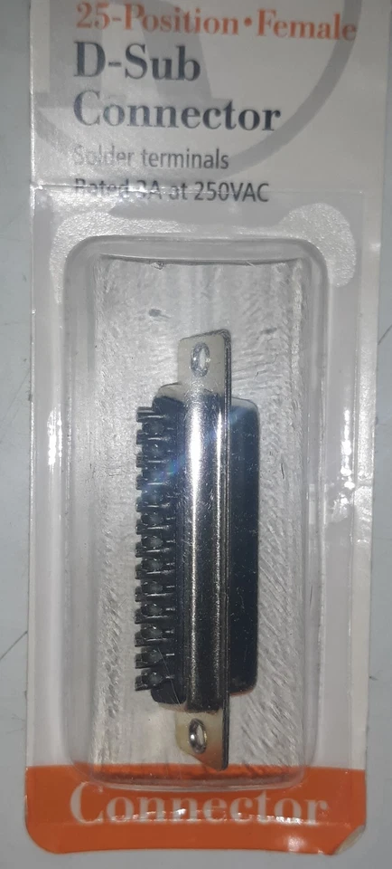 Radio Shack 276-1548 25-Position Female D-Sub Connector - Image 2 of 3
