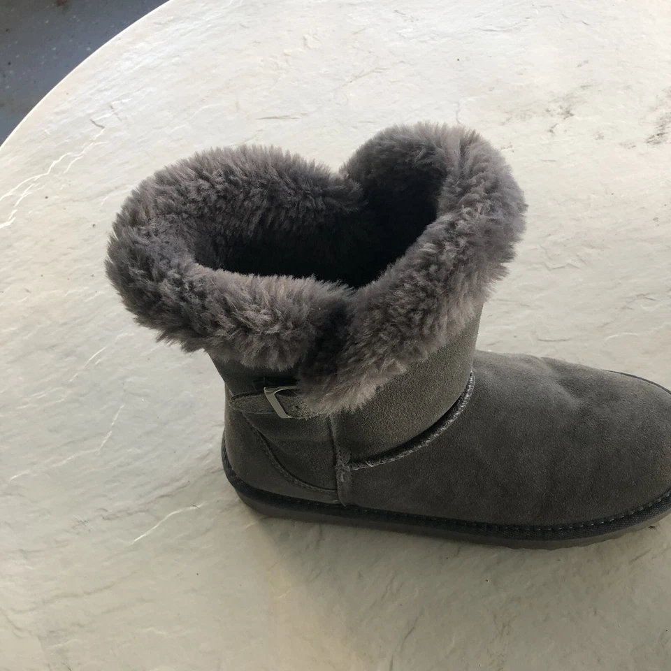 Botines de invierno de cuero gris para mujer Style & Company TINY2 talla 10M. #NPL8046 Foto 4 de 4