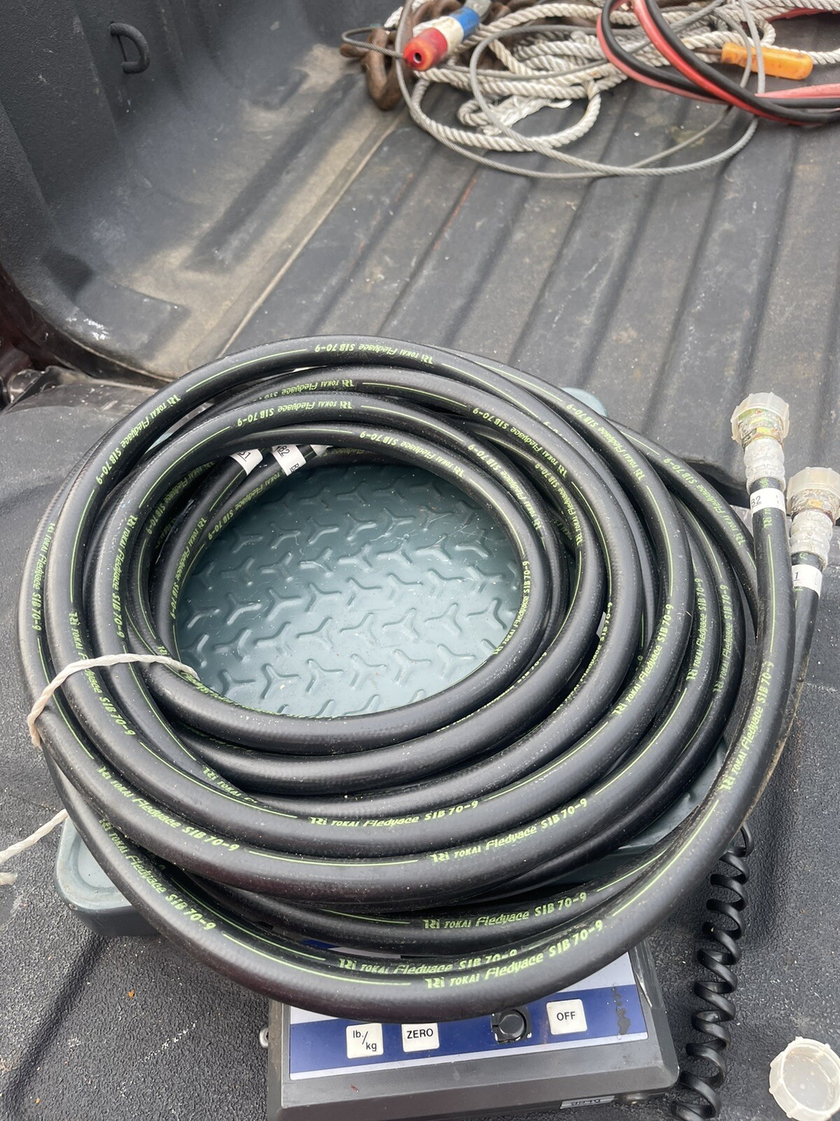 Tokai SIB 709 Flexible Hydraulic Hose 19 Feet Long Lot Of 2 Komatsu