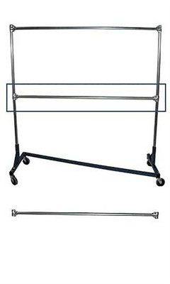 SSWBasics Extra Hang Rail Bar for Super Heavy Duty Z Truck Rack