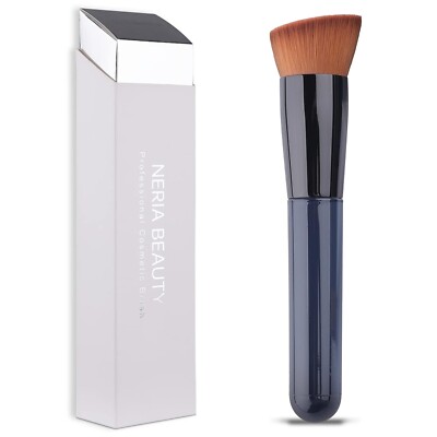 Foundation Brush, Flat Top Kabuki Foundation Brush for Liquid Makeup, Cream