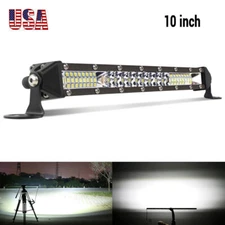 10" inch 480W LED Work Light Bar Combo Spot Flood Driving Off Road SUV Boat ATV