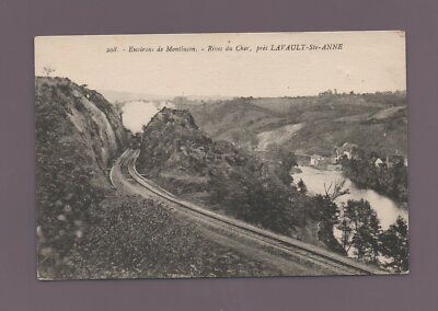 Rives du Cher Nahe LAVAULT SAINTE ANNE (K7607) Schwarz Weiß Ansichtskarte 1 Stk