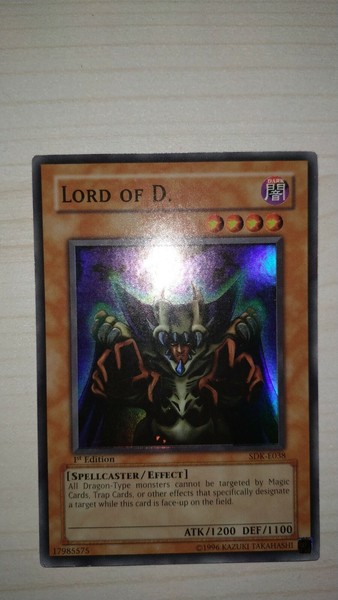 Yugioh - Lord Of D. - SDK-E038 - Super Rare - 1st Edition - Holo