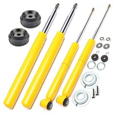 4X TA Sport-Stoßdämpfer Gas vorne+hinten + Domlager VA - AUDI CABRIOLET