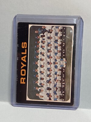 JA3897 1971 Topps BB High Number Kansas City Royals #742 Ex-Mt