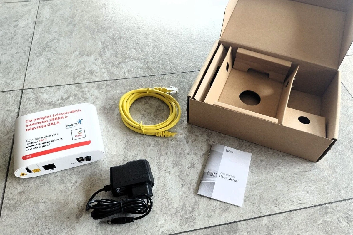 ZTE ZXA10 F601 GPON ONT Glasfaser Zu LAN Fiber Optic | EBay
