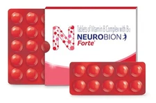 Neurobion Forte (100 Tablets) Vitamin B Complex with Vitamin B1 B2 B3 B5 B6 B12