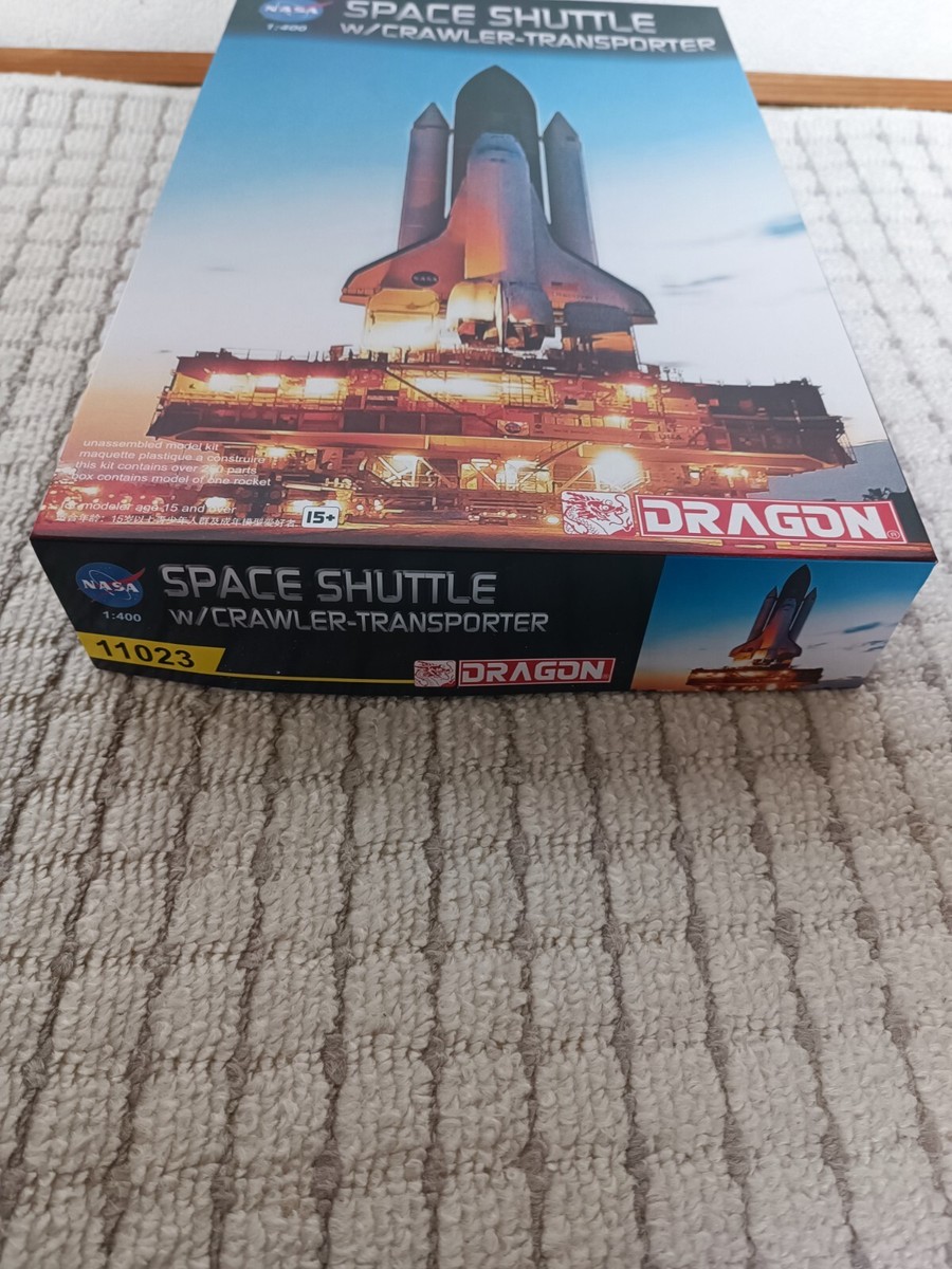 Dragon 1/400 Space Shuttle Plastic Model Kit w/ Crawler