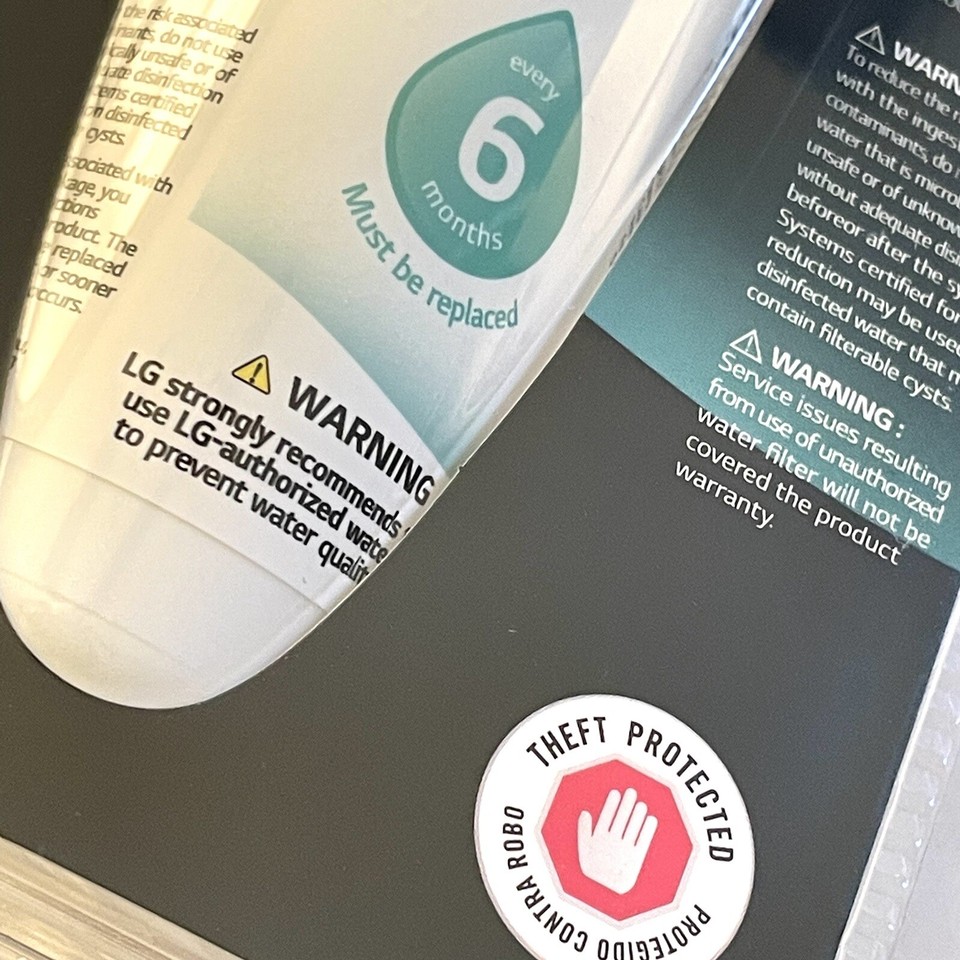 OEM LG Water Filter Replacement Cartridge ADQ36006104 ADQ360061 LT700P