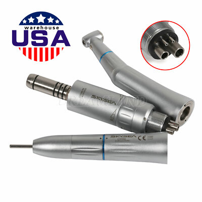 Dental Slow Low Speed Handpieces Inner Water Internal Spray 4-Hole Air motor iu`