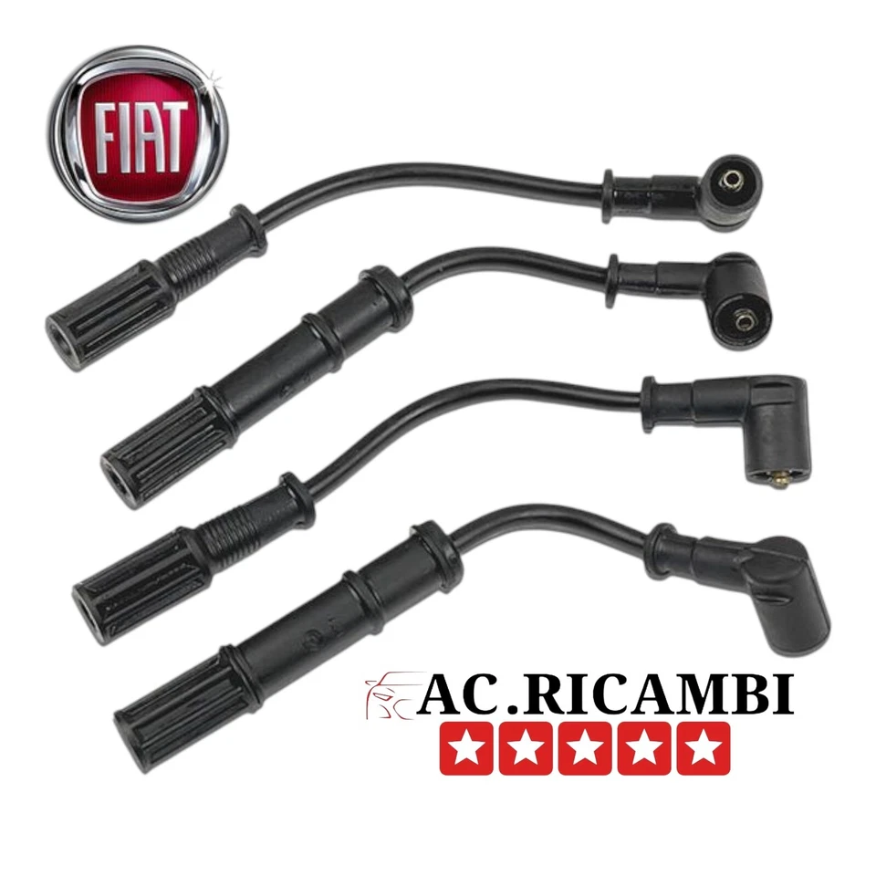 Kit Cavi Candele Grande Punto 1.4Gpl Natural Power 500 Panda Ypsilon ORIGINALI - Immagine 2 di 4