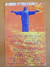 1970 Bill Graham Handbill 221 Butterfield Blues Band, Savoy Brown, Fillmore West